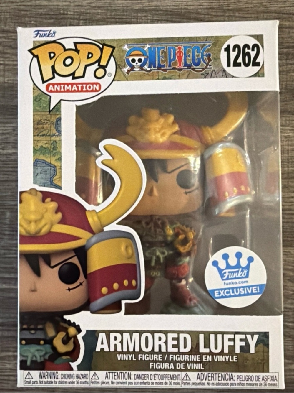Funko Pop! Animation Armored Luffy 1262 Figure One Piece Funko Exclusive